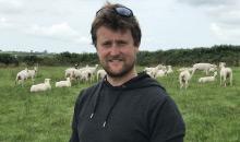 John Harris has been helping Chris McWhirter set up his beef and sheep farm in Devon